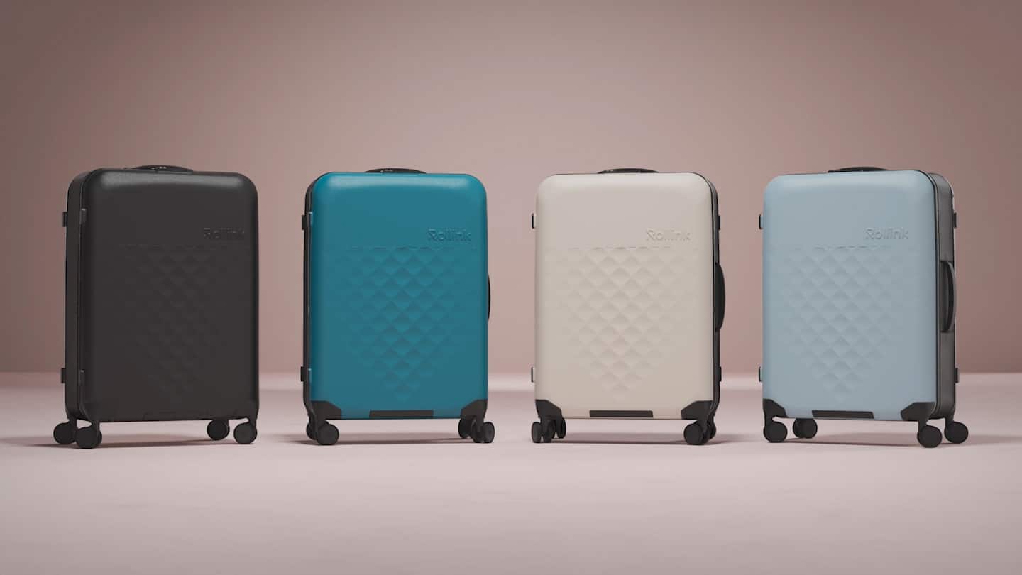 Rollink smart luggage collection render