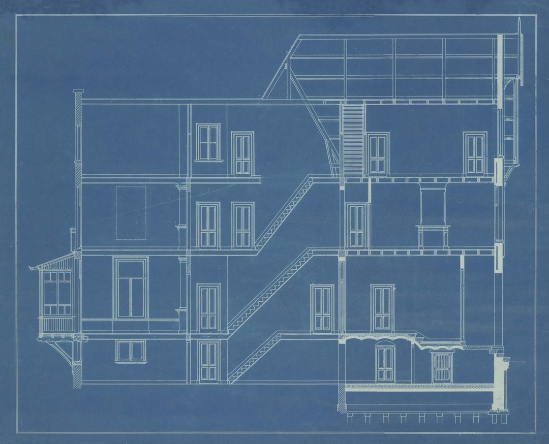 2D CAD blueprint drafting and engineering schematic drawing
